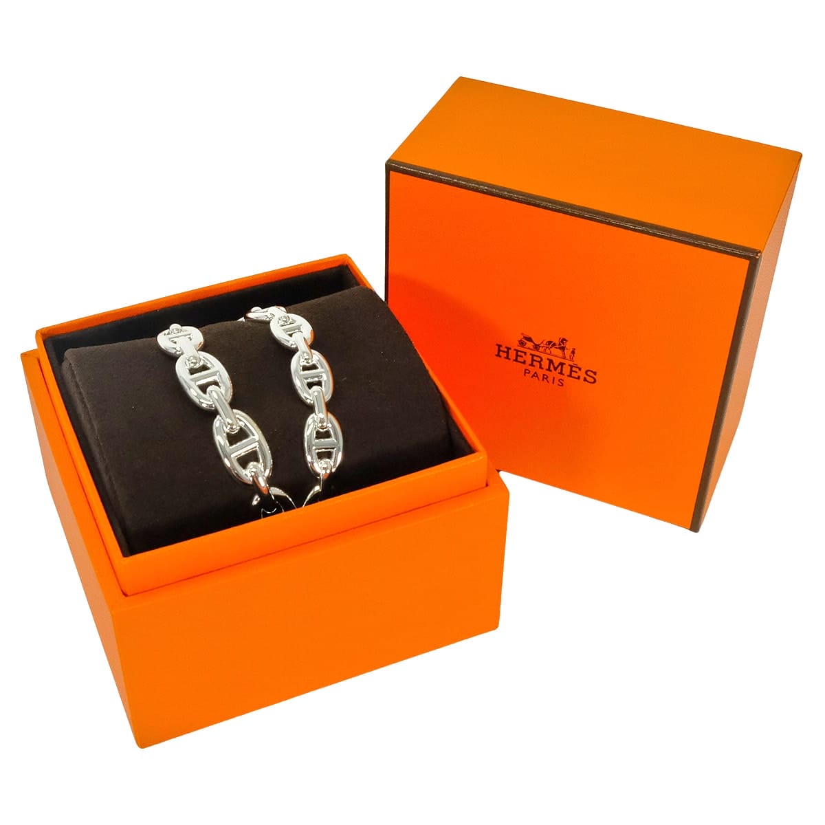 HERMES bangle Chaine D'ancre Enchainee W #SH Silver Silver925 (SV925 Ag925)[BRAND NEW][Authentic]