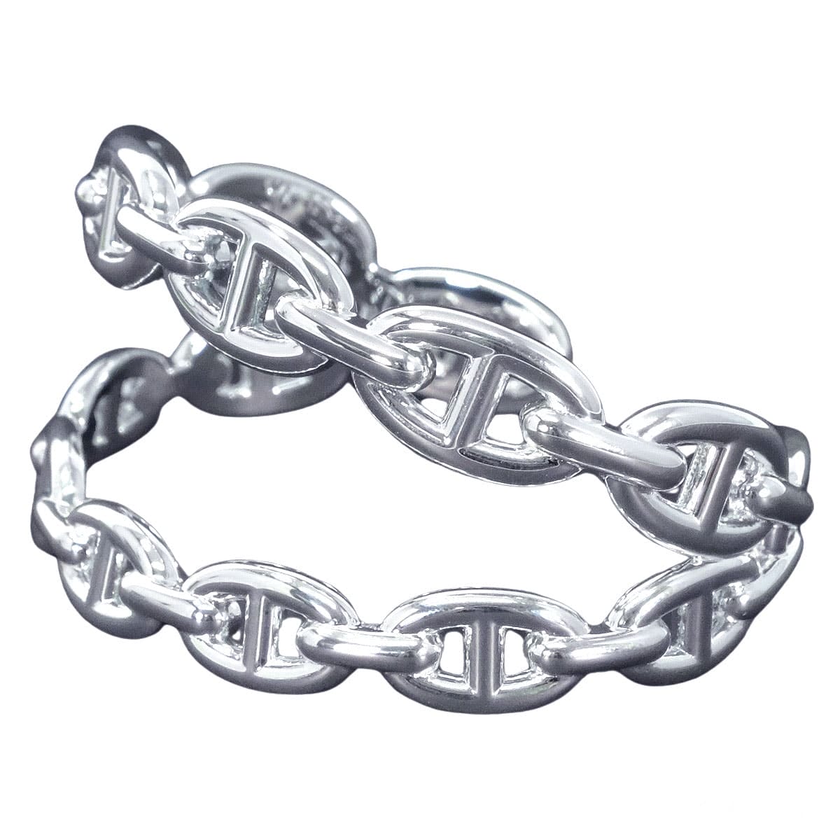 HERMES bangle Chaine D'ancre Enchainee W #SH Silver Silver925 (SV925 Ag925)[BRAND NEW][Authentic]