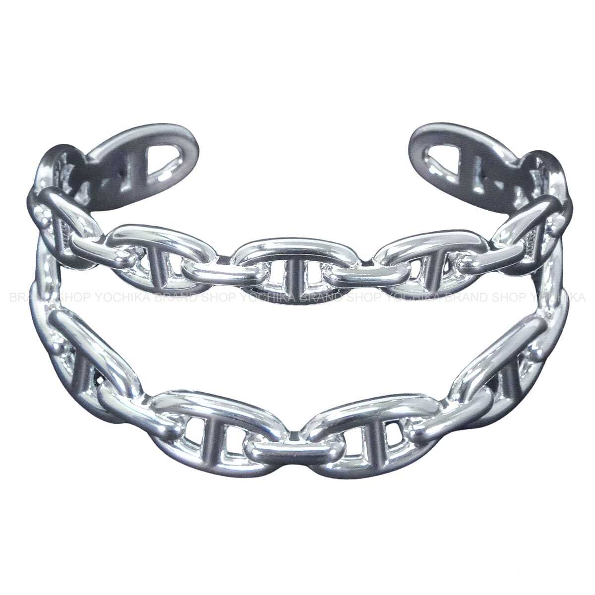 HERMES bangle Chaine D'ancre Enchainee W #SH Silver Silver925 (SV925 Ag925)[BRAND NEW][Authentic]