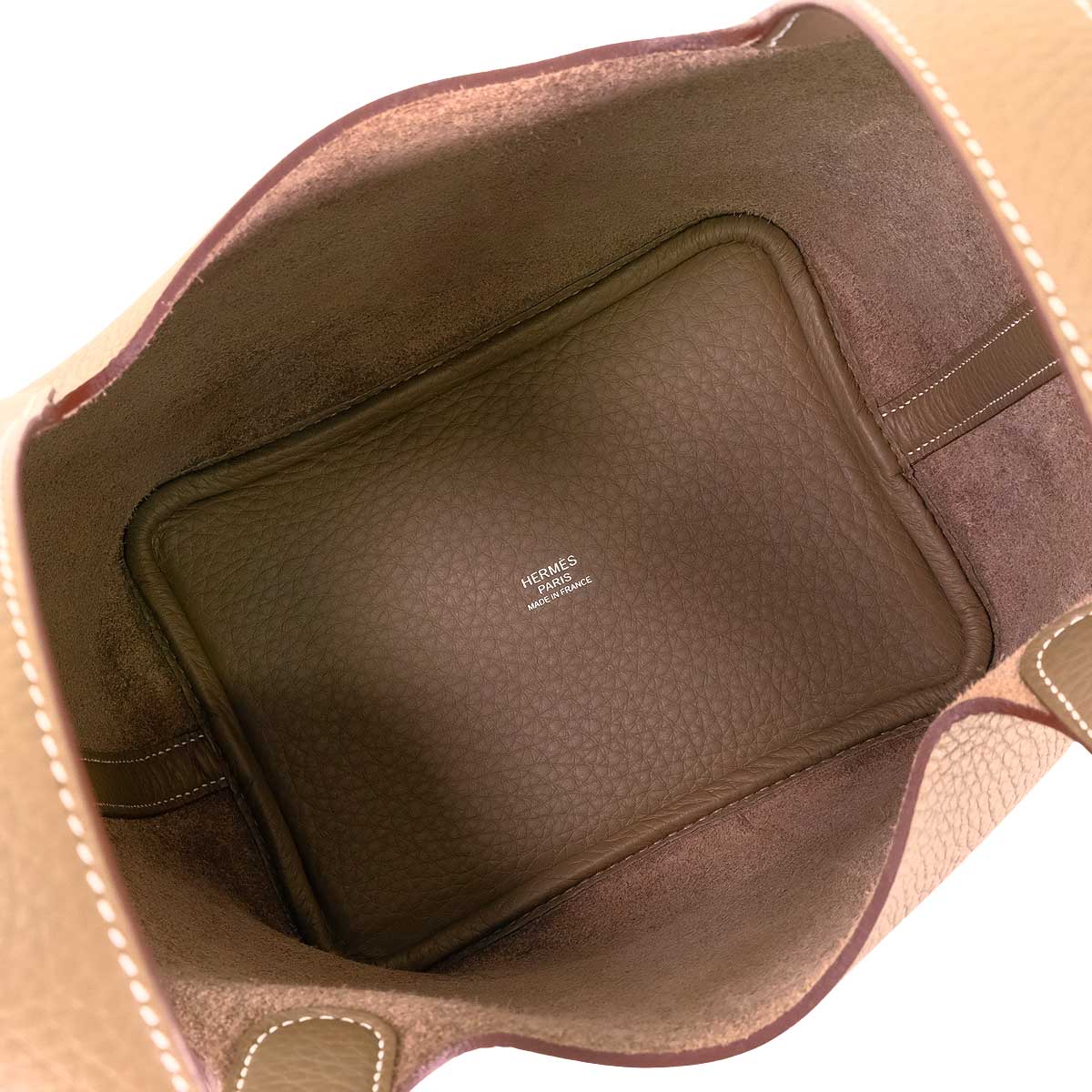 HERMES Handbag Picotin Lock 18 PM Etoupe Taurillon Clemence Silver HW Stamp K[BRAND NEW][Authentic]