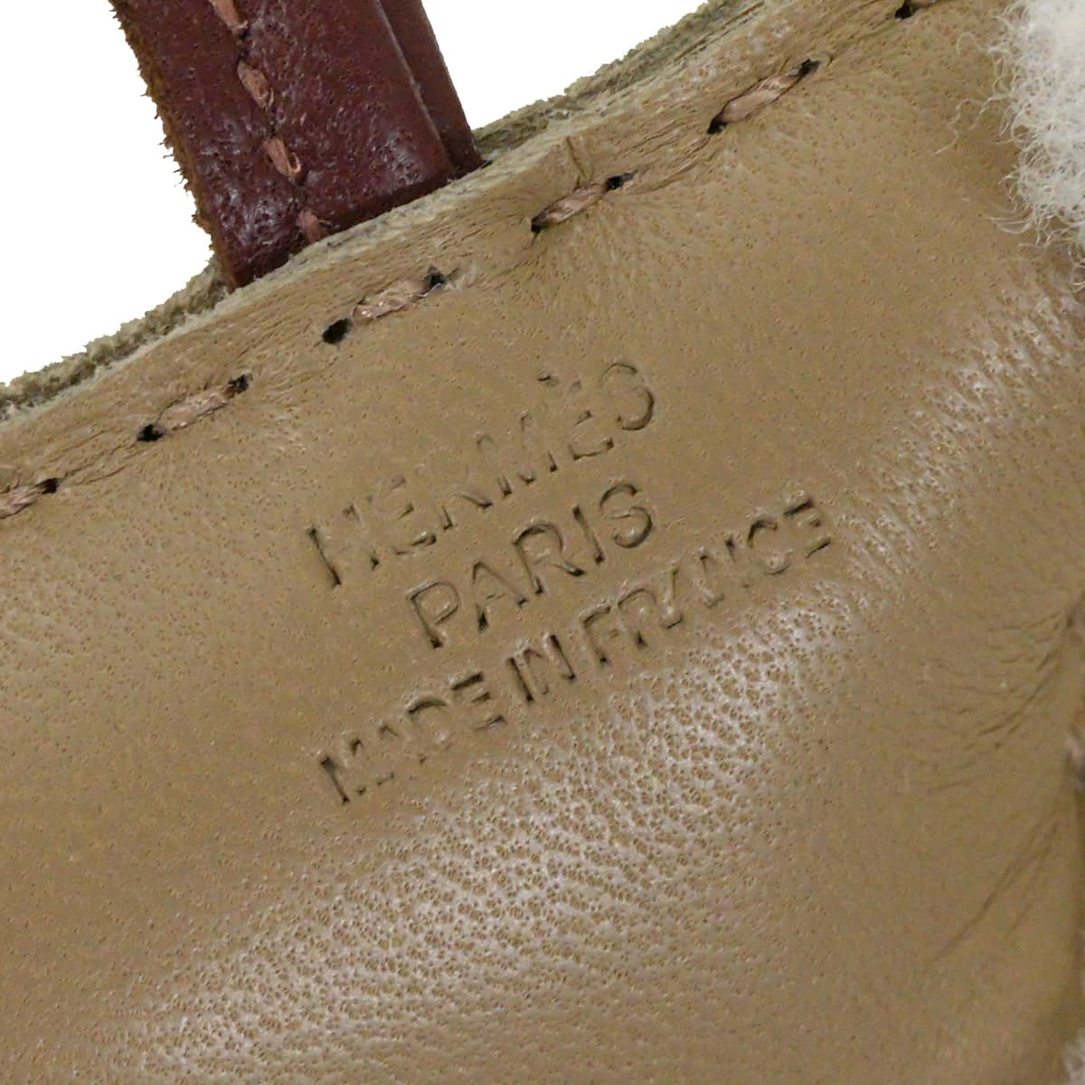 HERMES bag charm Buddy Dog Trench/Chocolat Mouton/Agneau Milo Stamp K[BRAND NEW][Authentic]