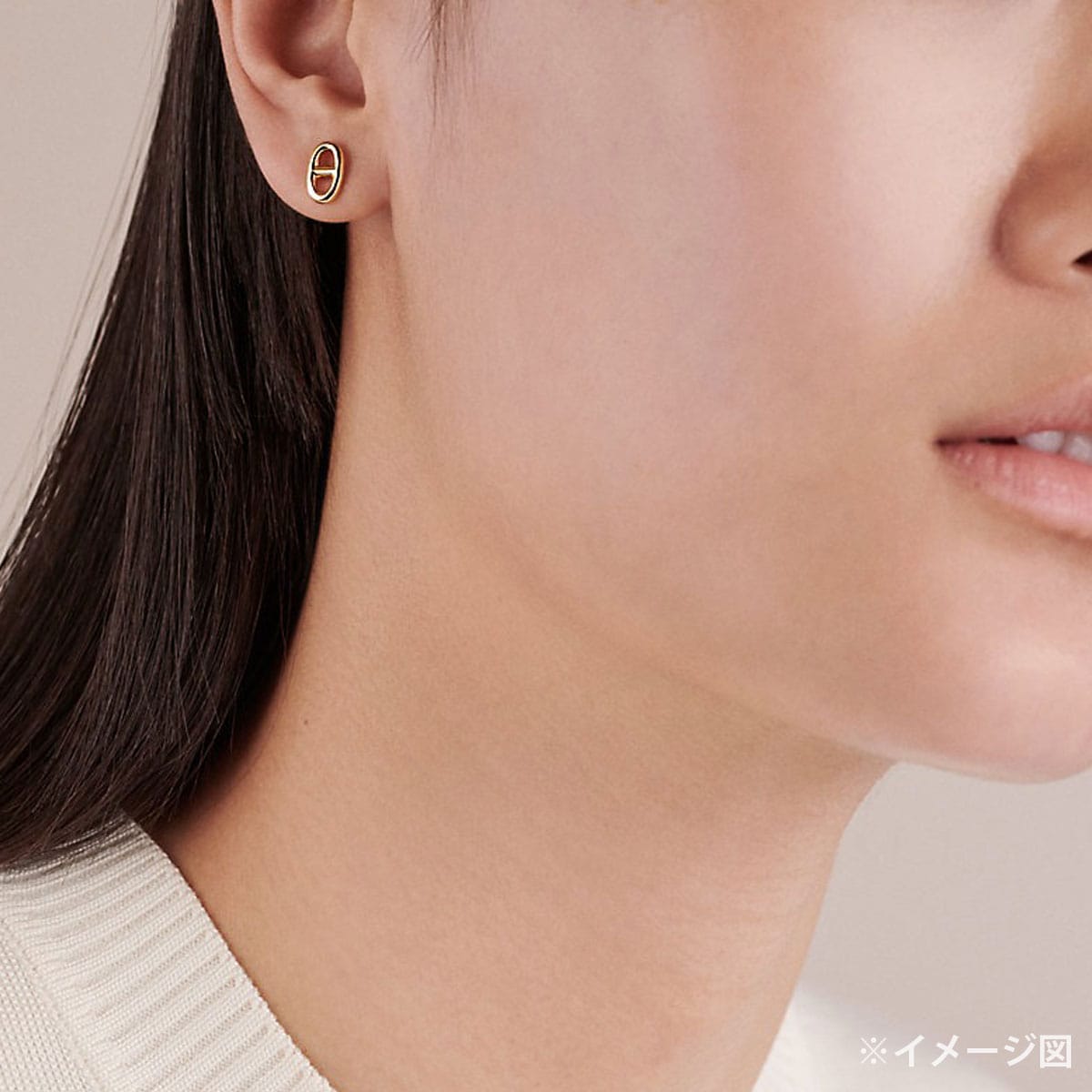 HERMES pierced earring Chaine d’Ancre Farandole TPM Silver Silver925 (SV925 Ag925)[BRAND NEW][Authentic]