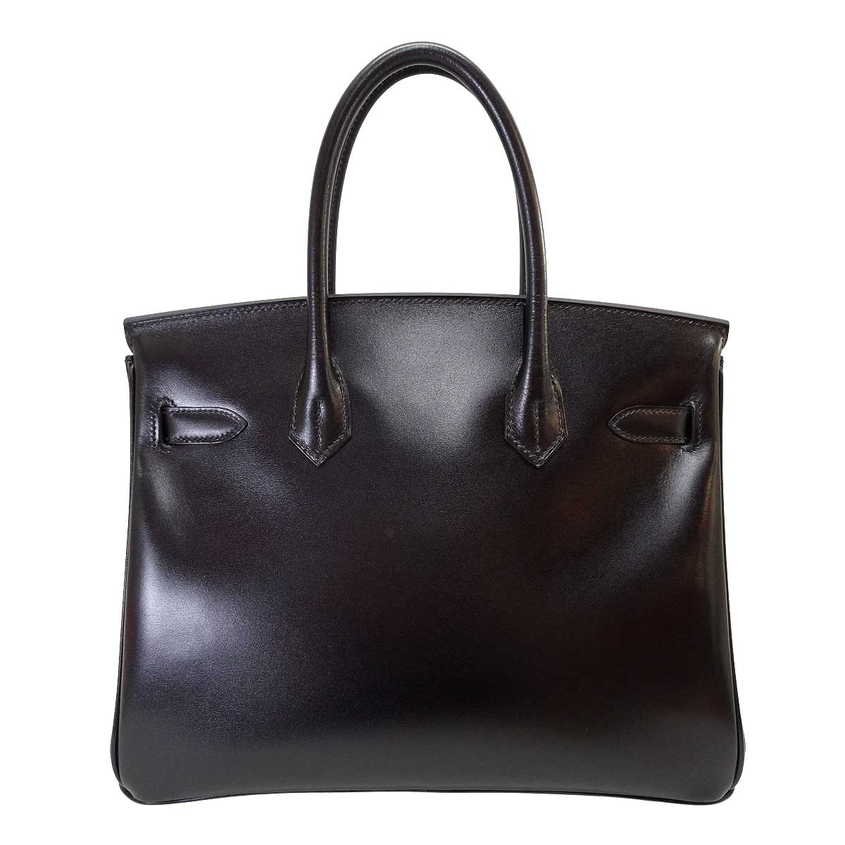 HERMES Handbag Birkin30 Noir (Black) Box Calf Gold HW Stamp K[BRAND NEW][Authentic]