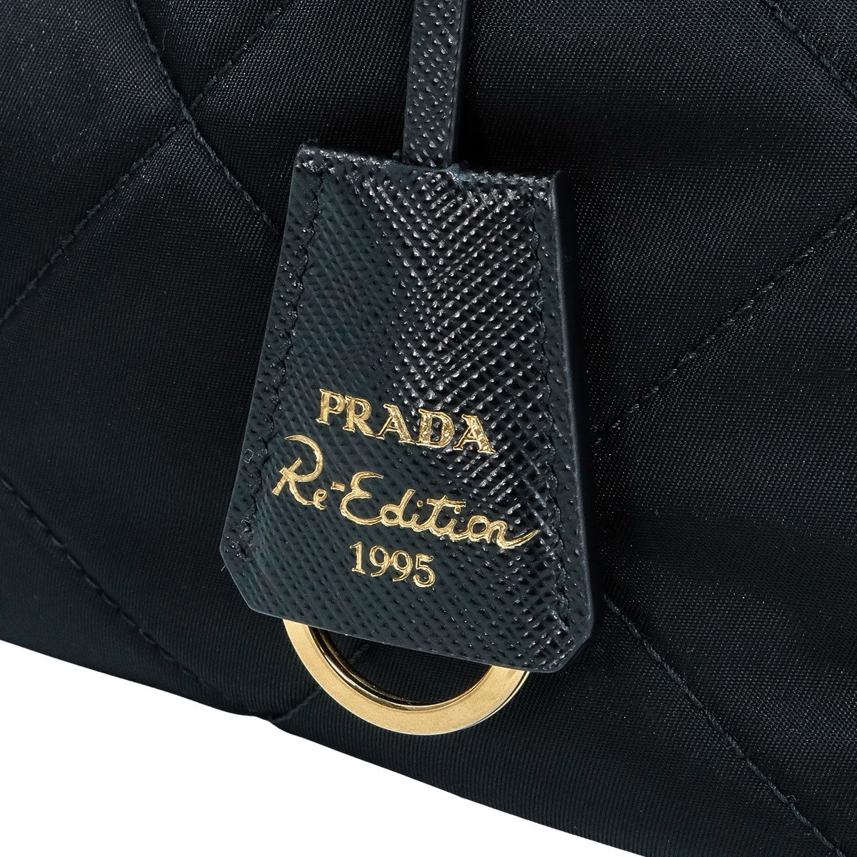 [Pre-loved] PRADA Shoulder bag Re-Edition 1995 Noir (Black) Nylon Gold HW 1BG468VCOO2AOS[LIKE NEW][Authentic]