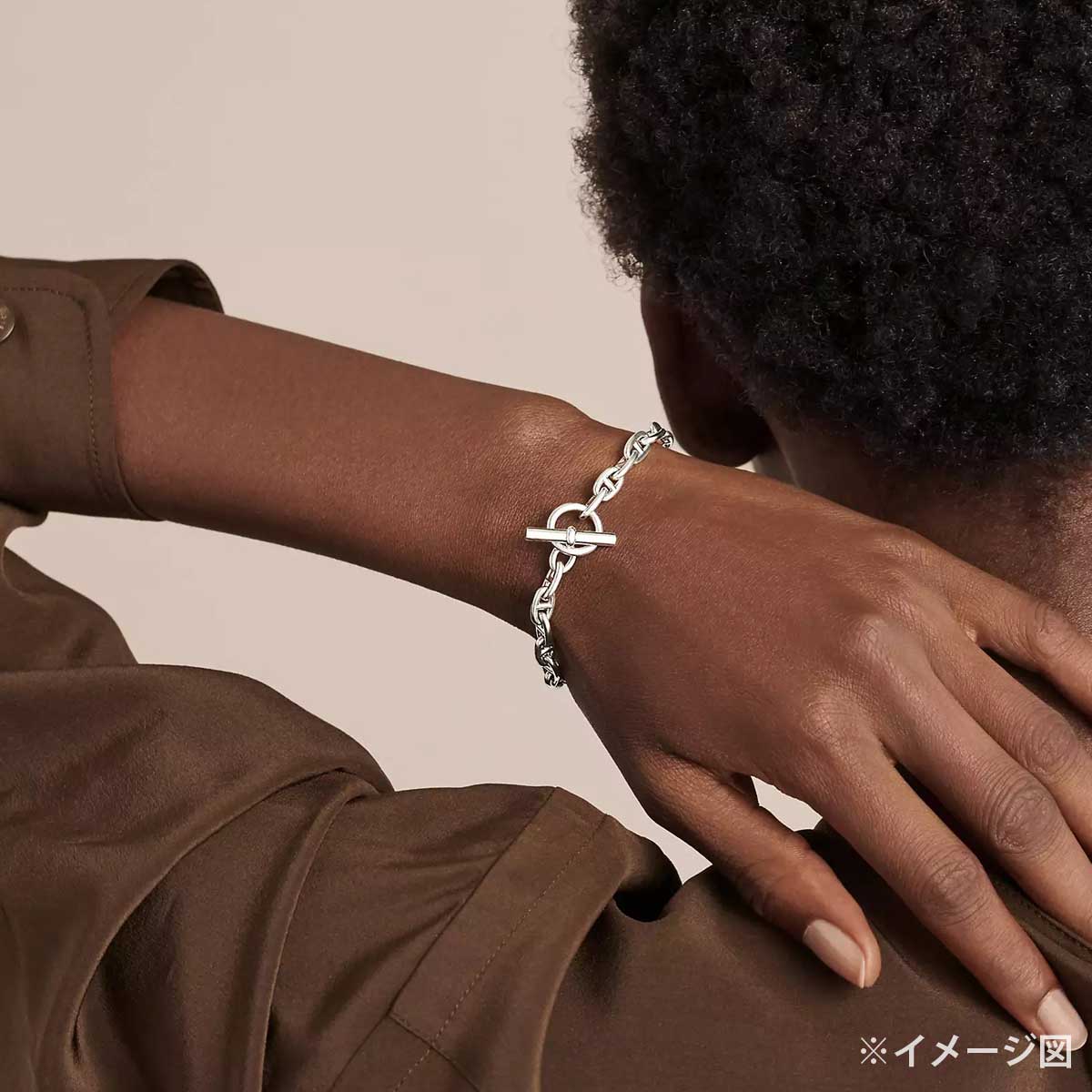 HERMES bracelet Chaine D'ancre TPM 22 Links Silver Silver925 (SV925 Ag925)[BRAND NEW][Authentic]