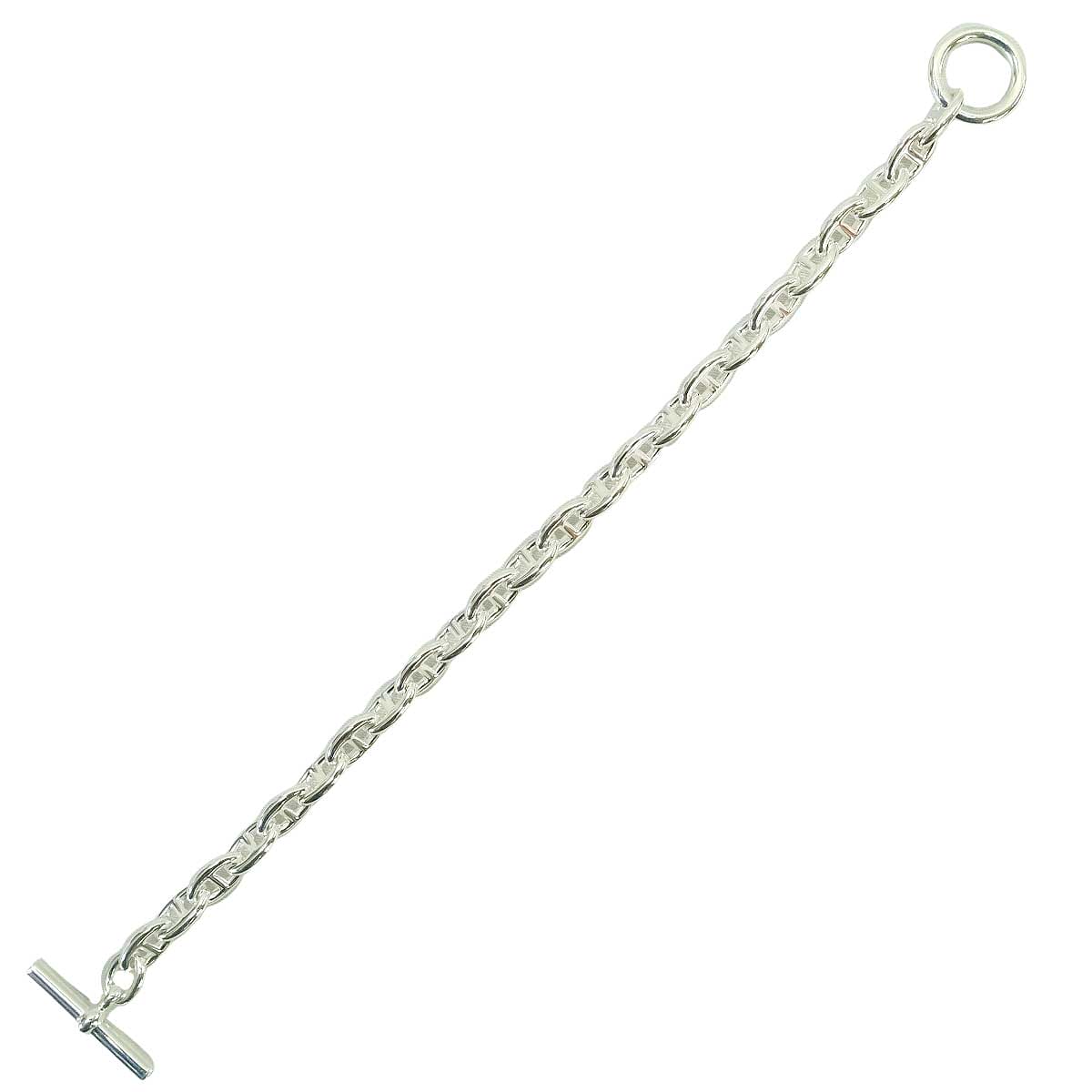 HERMES bracelet Chaine D'ancre TPM 24 Links Silver925 (SV925 Ag925)[EXCELLENT][Authentic]