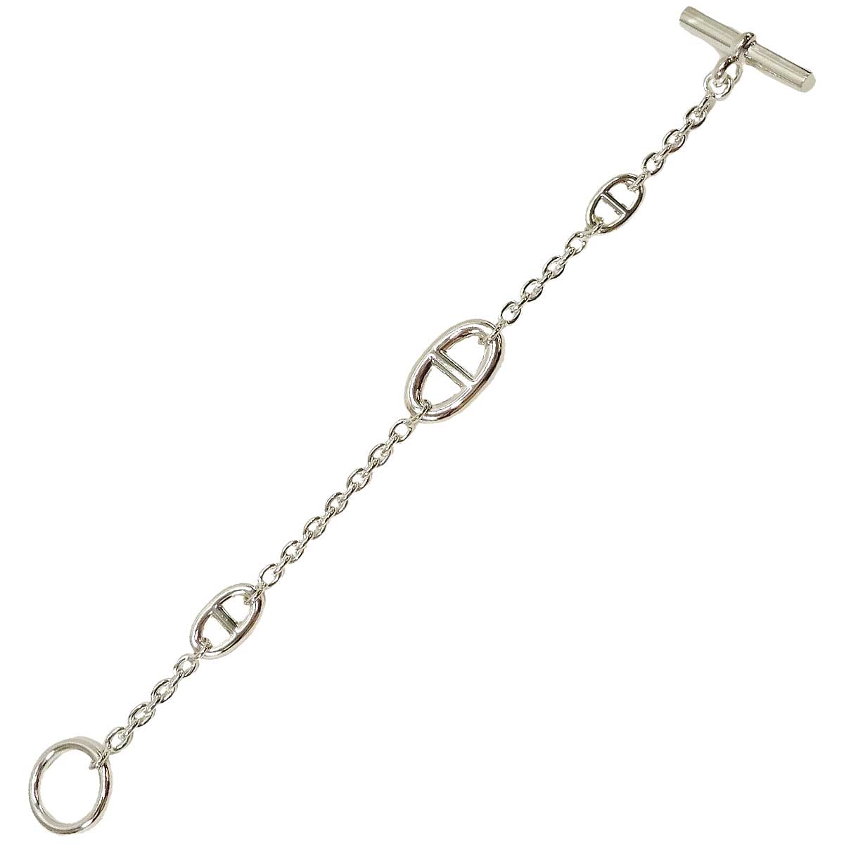 HERMES bracelet Chaine D'ancre Farandole #LG Silver Silver925 (SV925 Ag925)[EXCELLENT][Authentic]