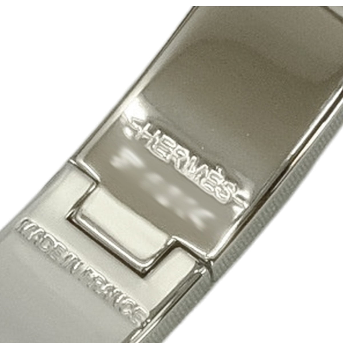HERMES bracelet Clic H PM Bangle Noir (Black) Silver powdered palladium[BRAND NEW][Authentic]