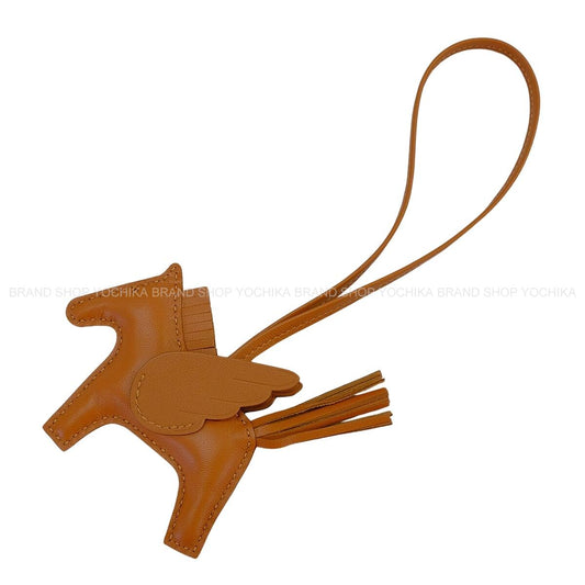 HERMES bag charm Rodeo Pegasus PM SO GOLD Gold Agneau Milo/Veau Swift Stamp G[BRAND NEW][Authentic]