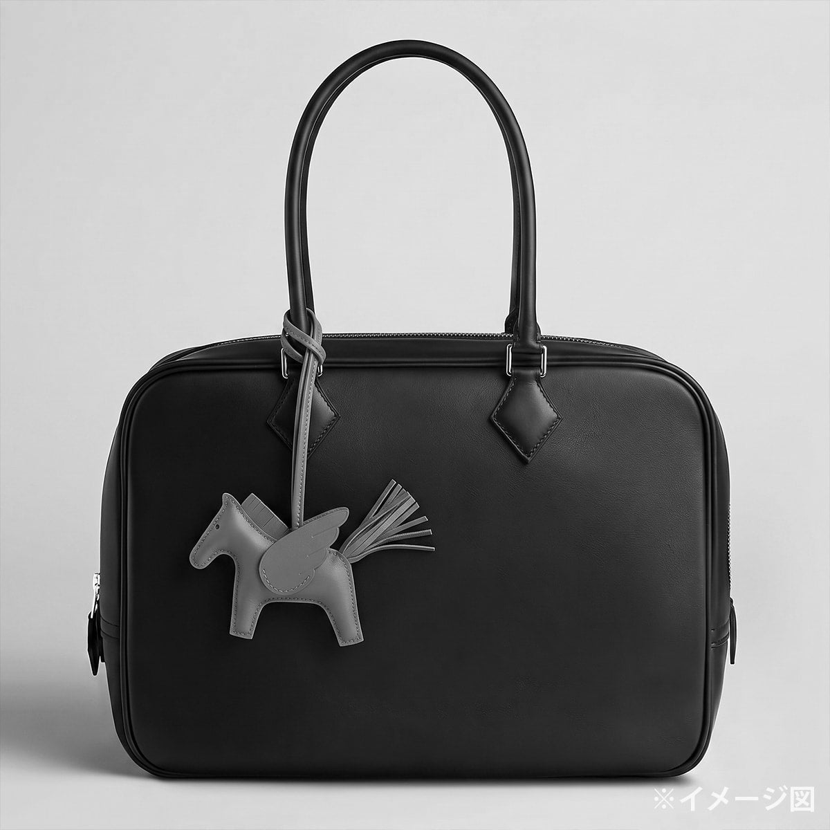HERMES bag charm Rodeo Pegasus PM Gris Pantin Agneau Milo/Veau Swift Stamp K[BRAND NEW][Authentic]