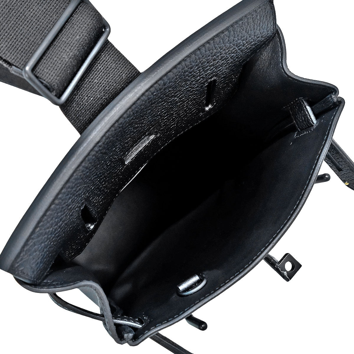 HERMES Shoulder bag Hac a Dos PM Monochrome So Black Noir (Black) Veau Togo Matte Black Hardware Stamp K[BRAND NEW][Authentic]