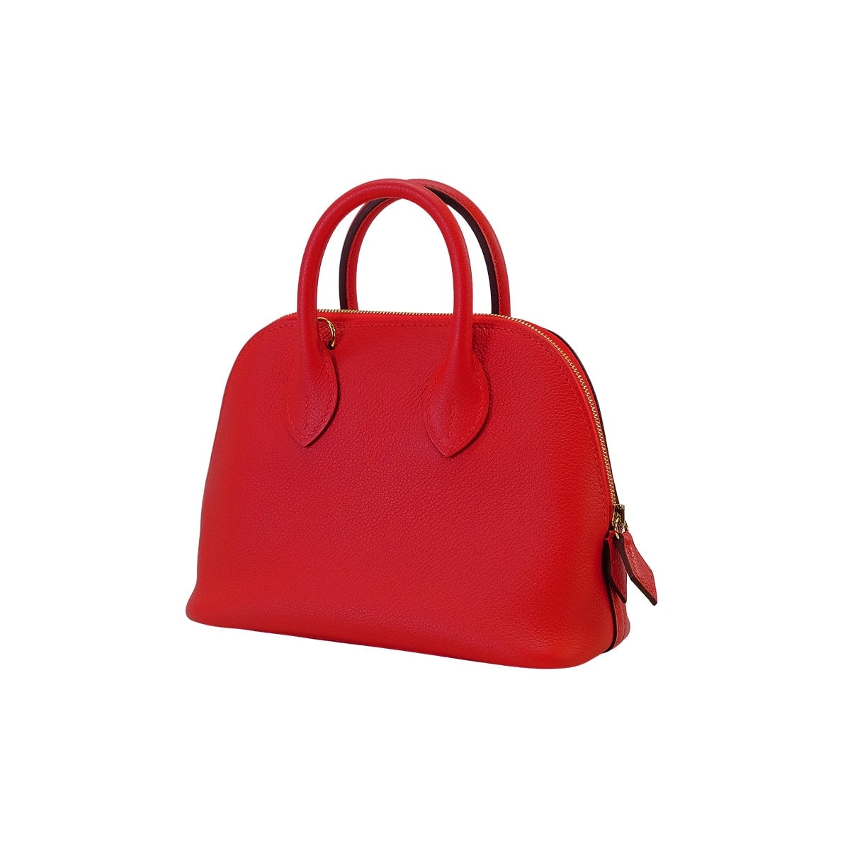 HERMES Shoulder bag Bolide 1923 20 mini Rouge Radieux Evercolor Gold HW Stamp K[BRAND NEW][Authentic]