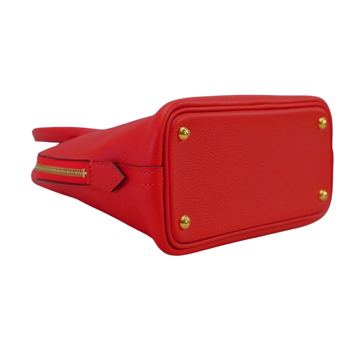 HERMES Shoulder bag Bolide 1923 20 mini Rouge Radieux Evercolor Gold HW Stamp K[BRAND NEW][Authentic]