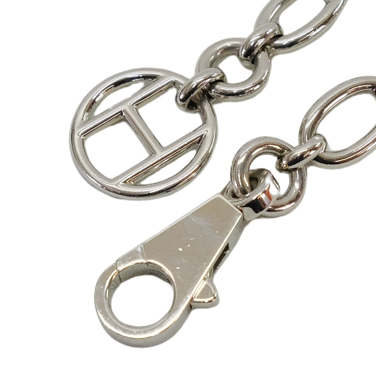 [Pre-loved] HERMES belt Chain Chaine Medor Studs Cadenas Chaine D'ancre Kelly Sellier Medor Silver Silver Plated Silver HW[LIKE NEW][Authentic]