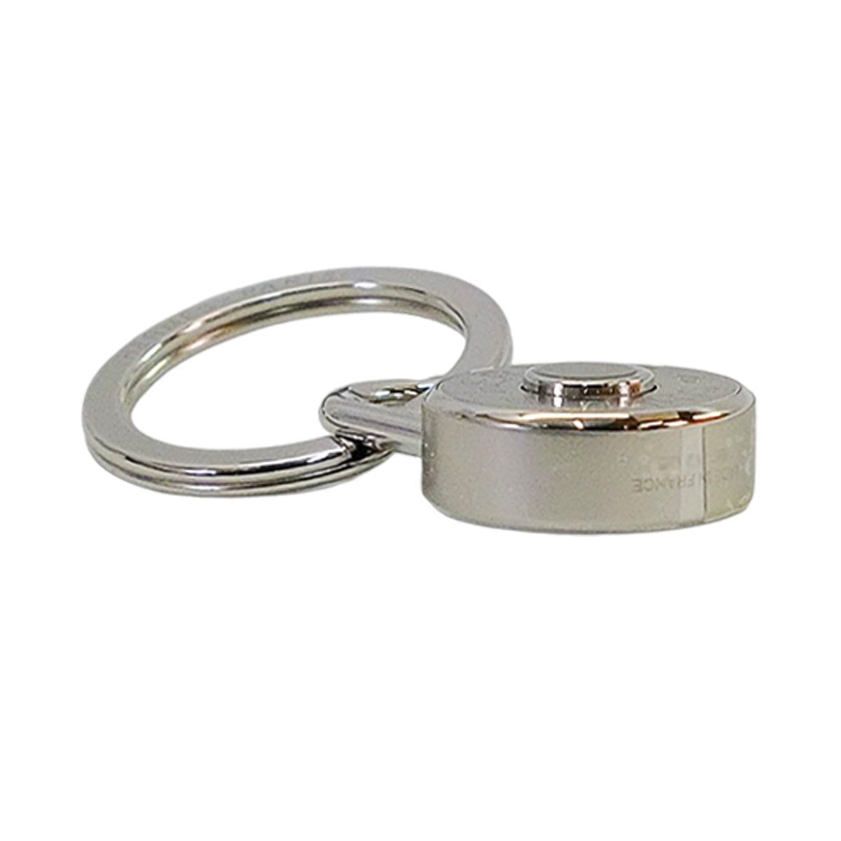 HERMES key ring Clou de Selle Silver Metal Silver HW[BRAND NEW][Authentic]