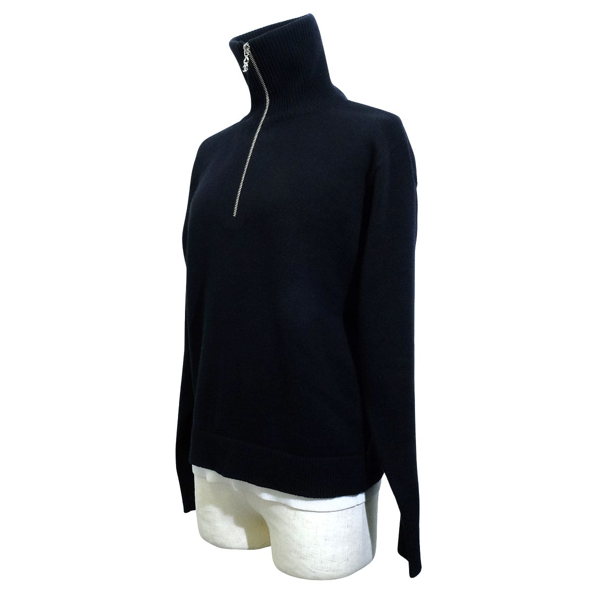 2026 Printemps CHANEL Knit 26P Pullover COCO Mark Noir (Black) Cashmere/Cotton #34 Silver HW P81341[BRAND NEW][Authentic]