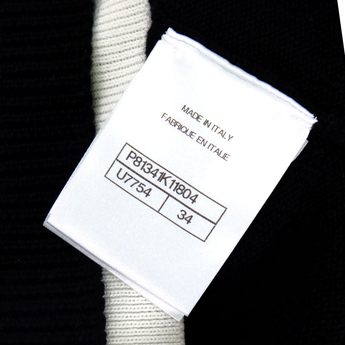 2026 Printemps CHANEL Knit 26P Pullover COCO Mark Noir (Black) Cashmere/Cotton #34 Silver HW P81341[BRAND NEW][Authentic]