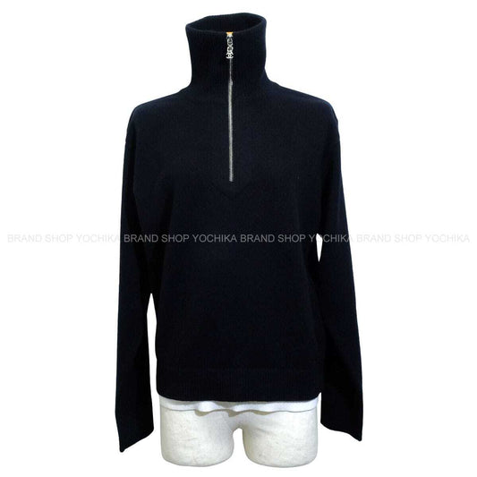 2026 Printemps CHANEL Knit 26P Pullover COCO Mark Noir (Black) Cashmere/Cotton #34 Silver HW P81341[BRAND NEW][Authentic]