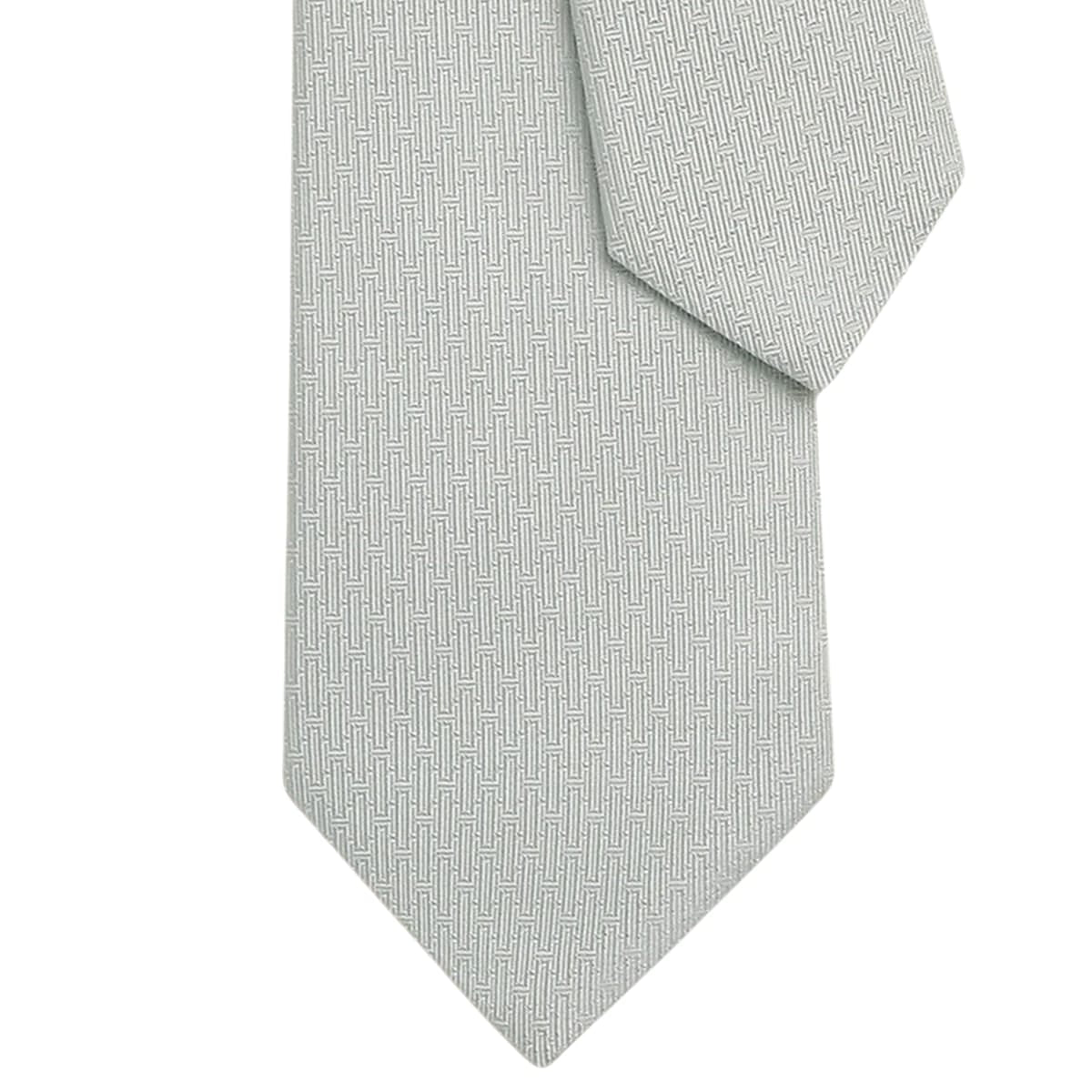 HERMES tie H CoccinelleGris Clair Silk100% H339447T 10[BRAND NEW][Authentic]