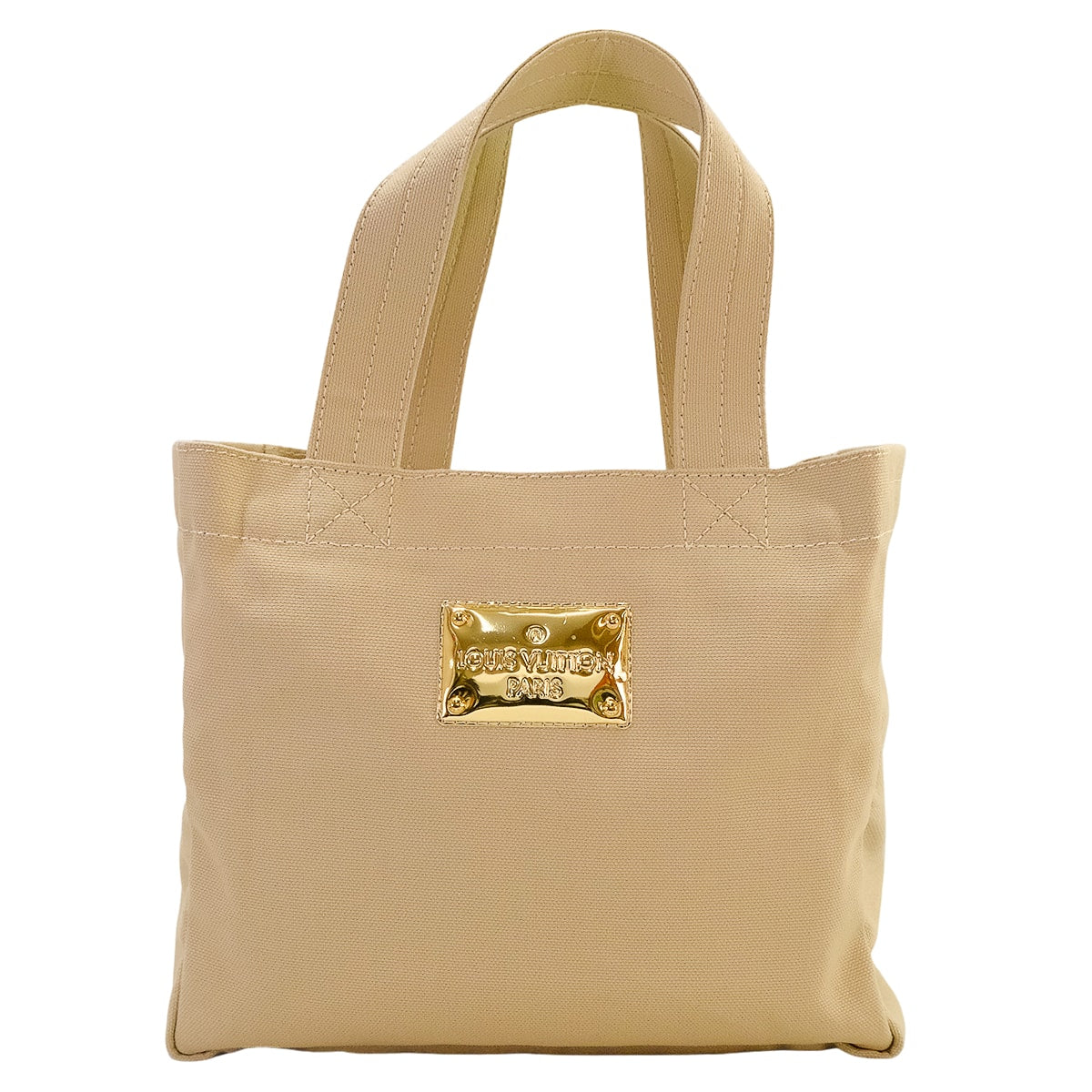 LOUIS VUITTON tote bag That's Love PM Ecru Cotton Canvas M95468[EXCELLENT][Authentic]