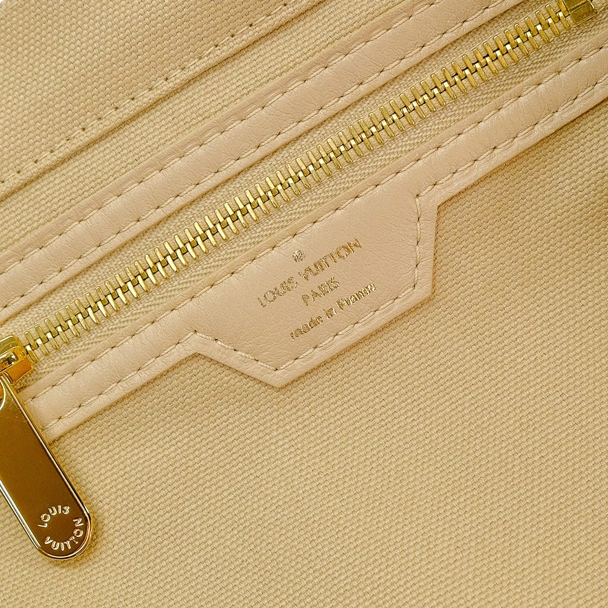 LOUIS VUITTON tote bag That's Love PM Ecru Cotton Canvas M95468[EXCELLENT][Authentic]