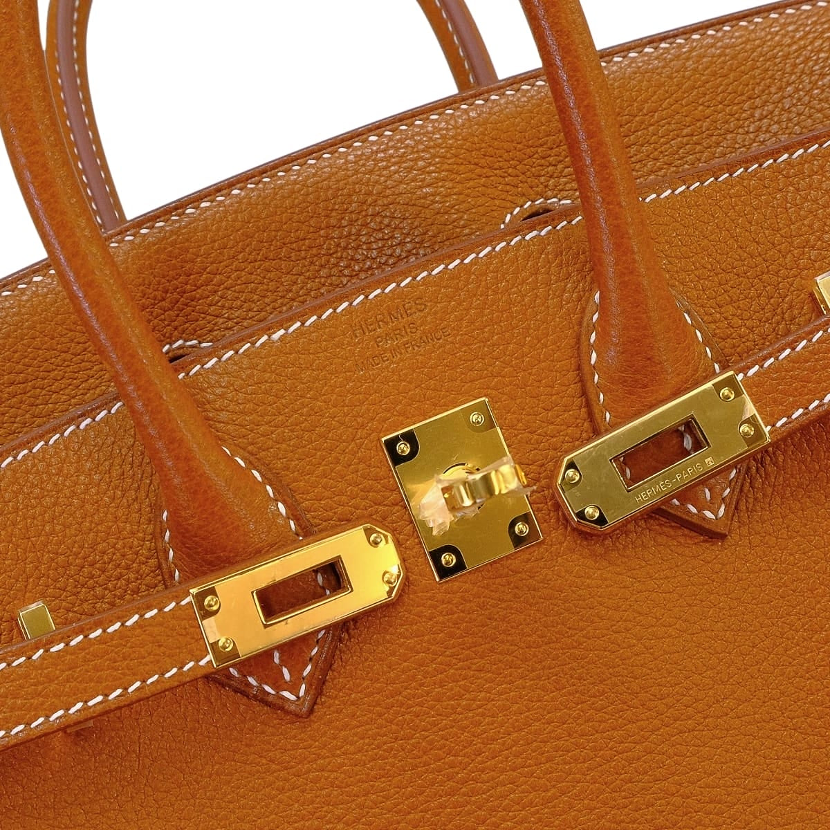 HERMES Handbag Birkin25 Fauve Barenia Faubourg Gold HW Stamp K[BRAND NEW][Authentic]