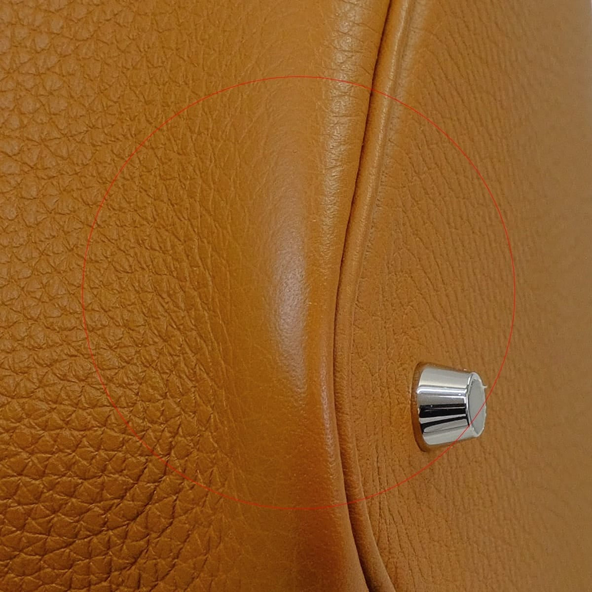 HERMES Handbag Picotin Lock 22 MM Gold Taurillon Clemence Silver HW Stamp K[ALMOST NEW][Authentic]