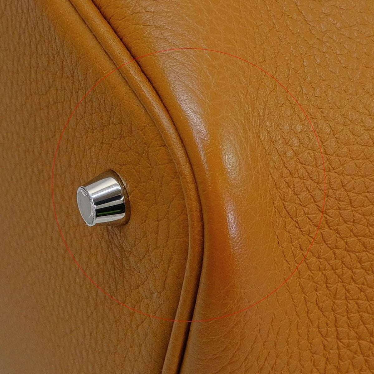 HERMES Handbag Picotin Lock 22 MM Gold Taurillon Clemence Silver HW Stamp K[ALMOST NEW][Authentic]