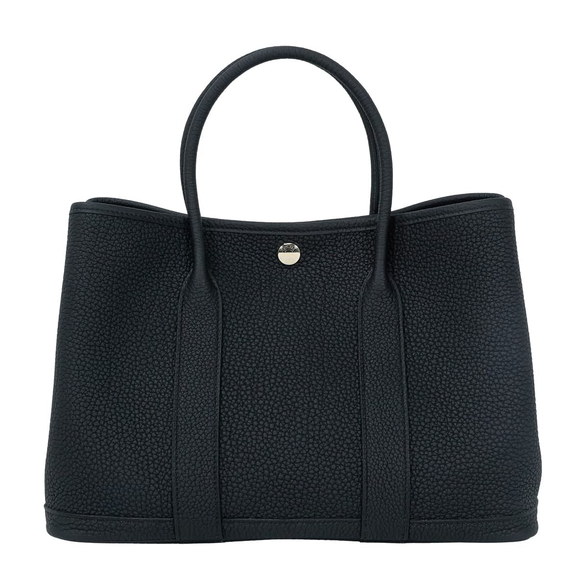 HERMES tote bag Garden Party 30 TPM Noir (Black) Veau Negonda Silver HW Stamp G[BRAND NEW][Authentic]