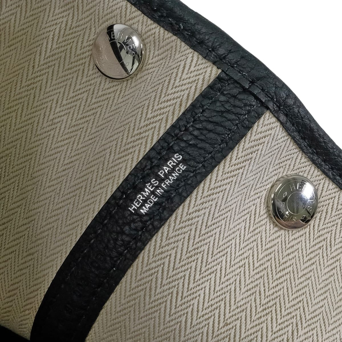 HERMES tote bag Garden Party 30 TPM Noir (Black) Veau Negonda Silver HW Stamp G[BRAND NEW][Authentic]