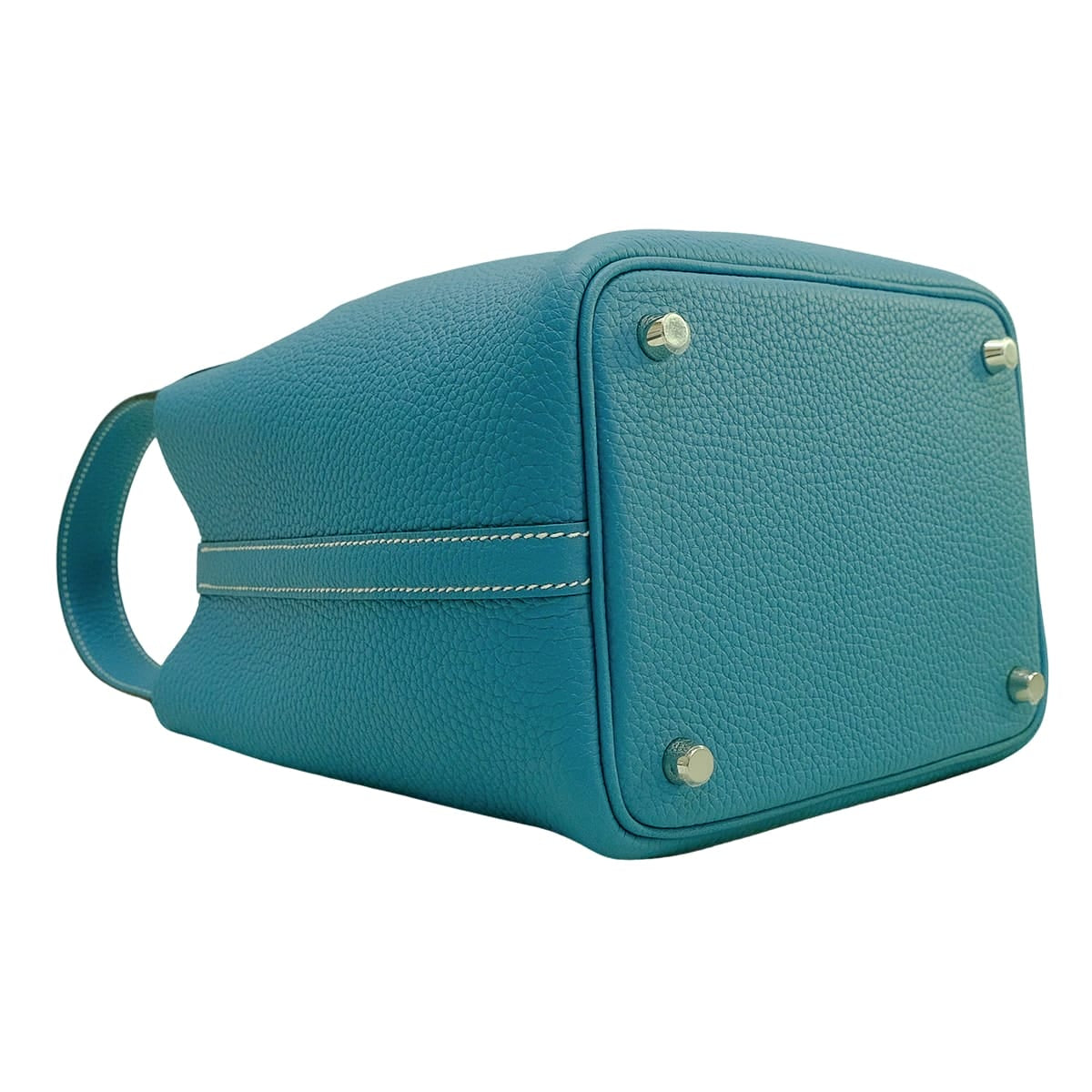 HERMES Handbag Picotin Lock 18 PM New Bleu Jean Taurillon Clemence Silver HW Stamp G[BRAND NEW][Authentic]
