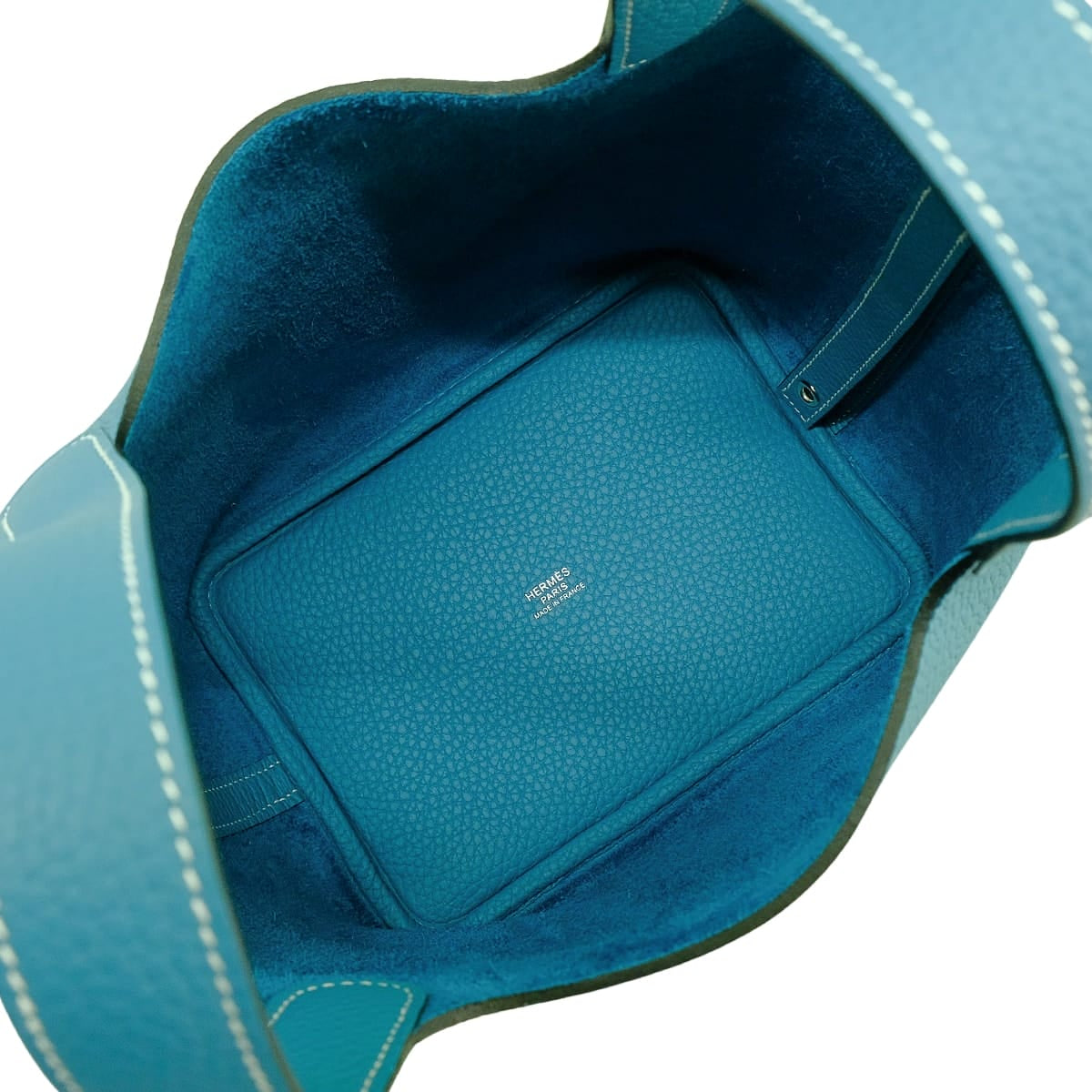 HERMES Handbag Picotin Lock 18 PM New Bleu Jean Taurillon Clemence Silver HW Stamp G[BRAND NEW][Authentic]