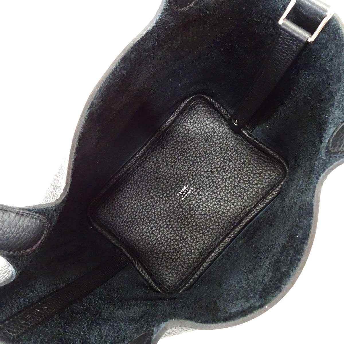 HERMES Handbag Picotin Lock 18 PM Noir (Black) Taurillon Clemence Silver HW Stamp K[BRAND NEW][Authentic]