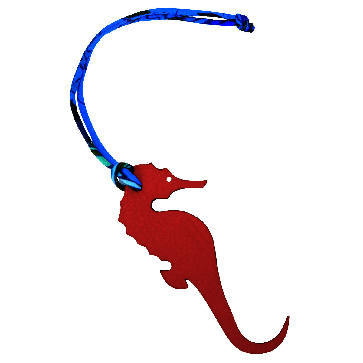HERMES bag charm Petit h Seahorse Lime/Rouge Casaque Veau Epsom/Veau Togo[EXCELLENT][Authentic]