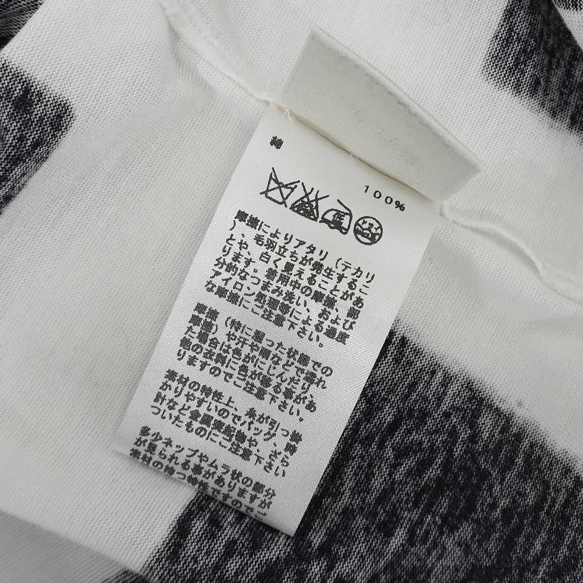 HERMES Short sleeve t shirt Women's Marine/Blanc (White) Cotton #34[ALMOST NEW][Authentic]