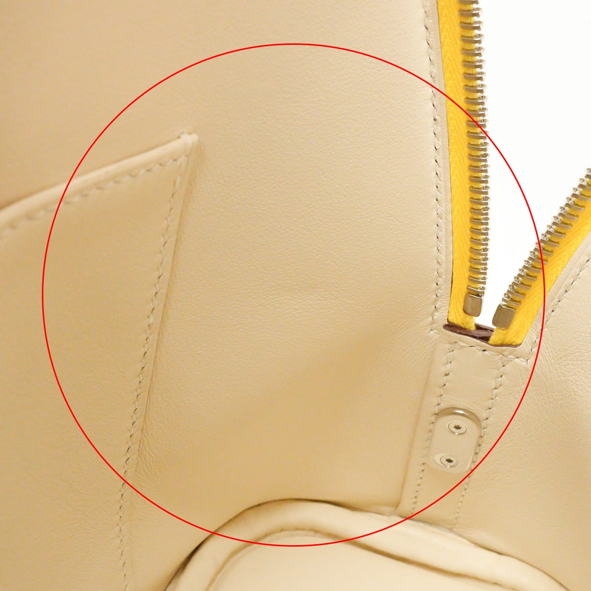 HERMES Shoulder bag Bolide1923 25 Tricolor Nata/Jaune Citron/Terre Battue Veau Epsom Silver HW Stamp U[EXCELLENT][Authentic]