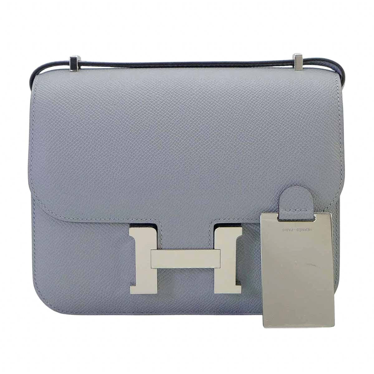 HERMES Shoulder bag Constance 3 18 Miroir Gris Pantin Veau Epsom Silver HW Stamp K[BRAND NEW][Authentic]