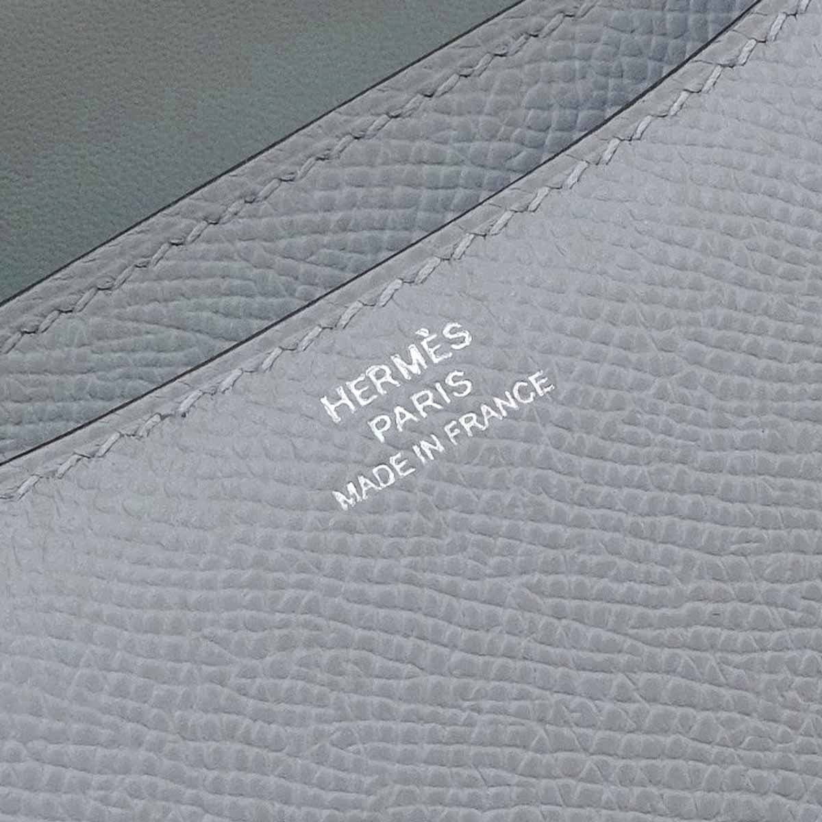 HERMES Shoulder bag Constance 3 18 Miroir Gris Pantin Veau Epsom Silver HW Stamp K[BRAND NEW][Authentic]