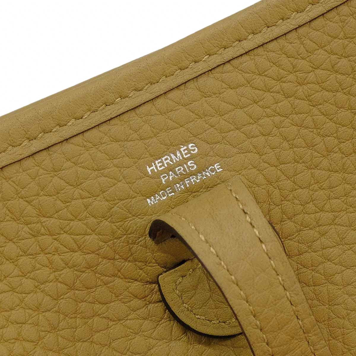 HERMES Shoulder bag Evelyne 16 TPM Dune Taurillon Clemence Silver HW Stamp G[BRAND NEW][Authentic]