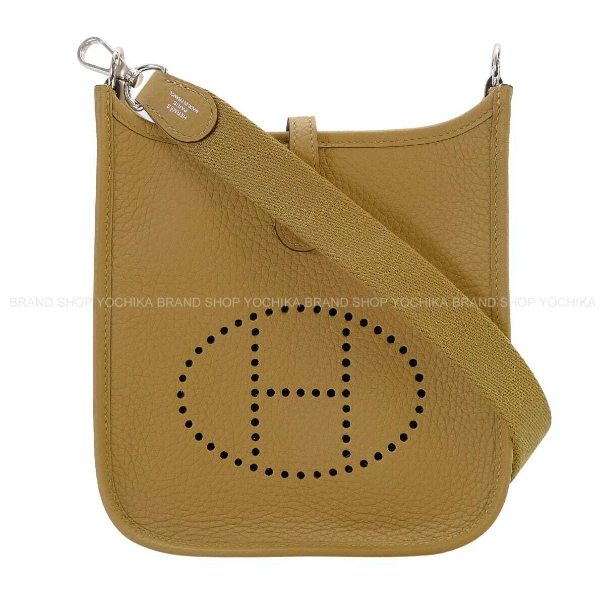 HERMES Shoulder bag Evelyne 16 TPM Dune Taurillon Clemence Silver HW Stamp G[BRAND NEW][Authentic]