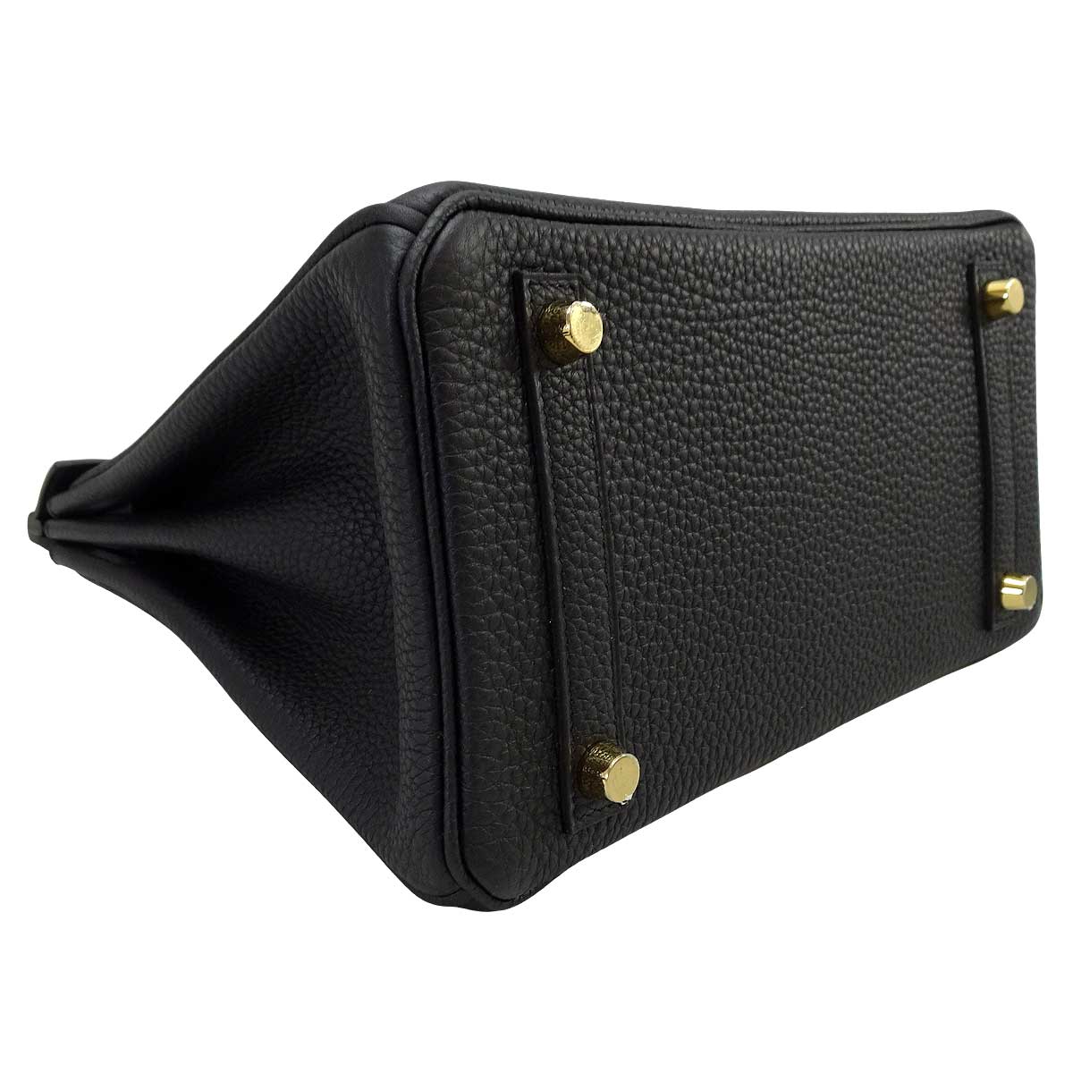 HERMES Handbag Birkin25 Noir (Black) Veau Togo Gold HW Stamp G[BRAND NEW][Authentic]
