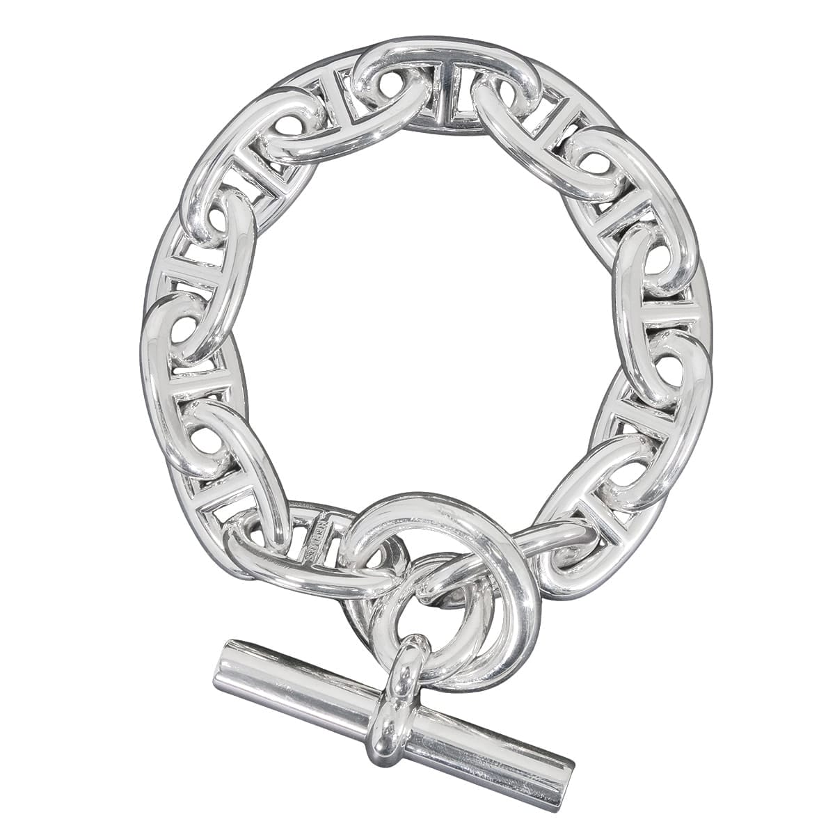 HERMES bracelet Chaine D'ancre TGM 12 Links Silver Silver925 (SV925 Ag925)[BRAND NEW][Authentic]
