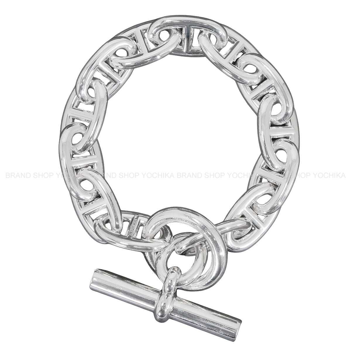 HERMES bracelet Chaine D'ancre TGM 12 Links Silver Silver925 (SV925 Ag925)[BRAND NEW][Authentic]