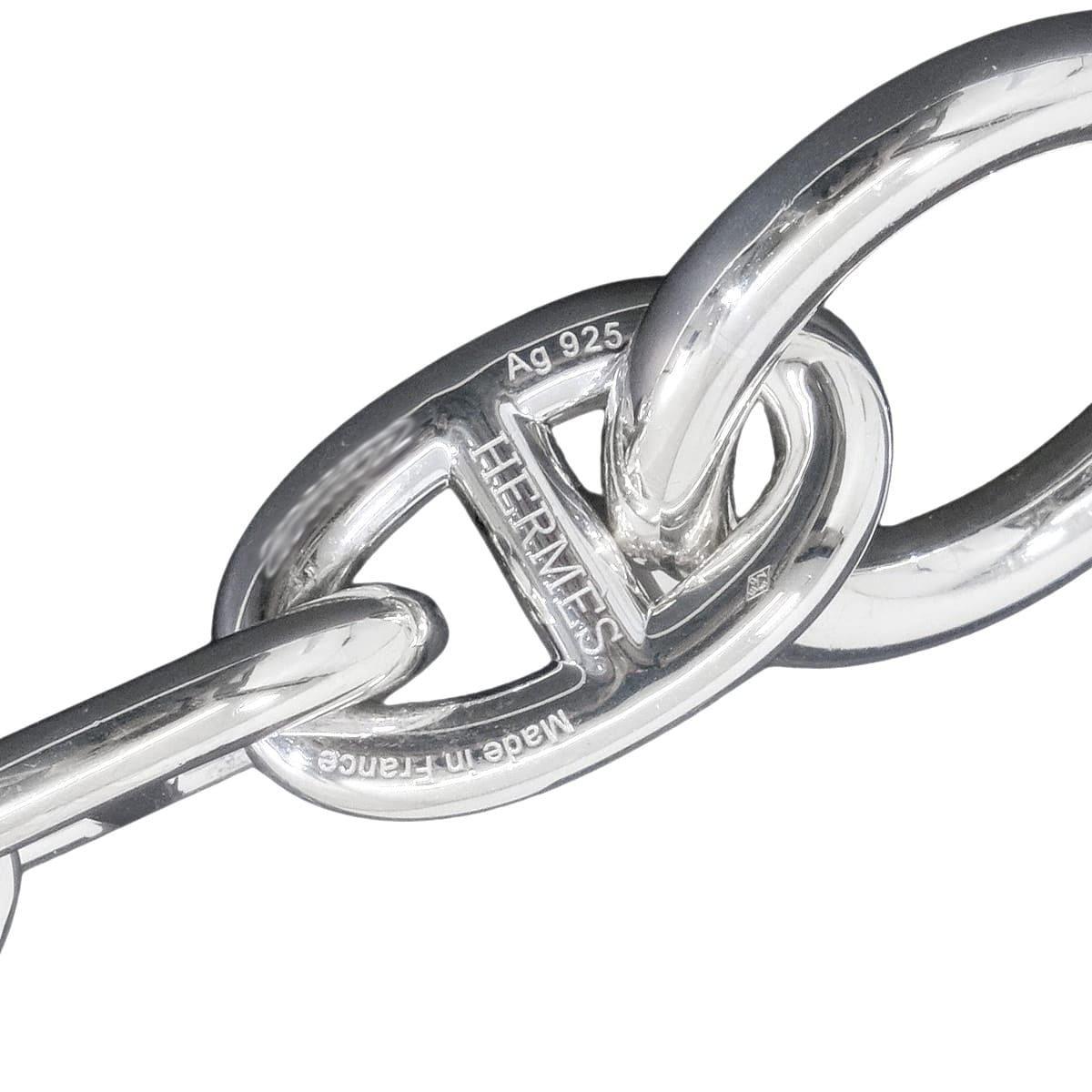 HERMES bracelet Chaine D'ancre TGM 13 Links Silver Silver925 (SV925 Ag925)[EXCELLENT][Authentic]