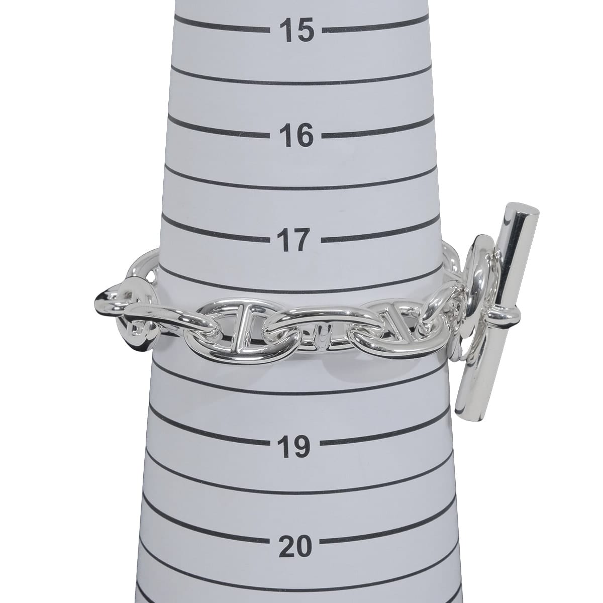 HERMES bracelet Chaine D'ancre TGM 13 Links Silver Silver925 (SV925 Ag925)[EXCELLENT][Authentic]