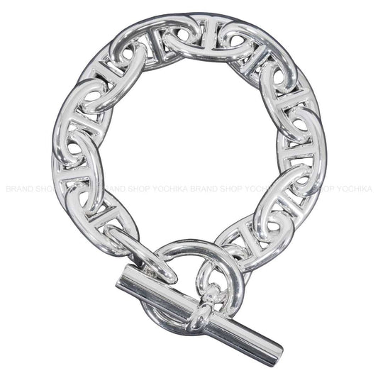 HERMES bracelet Chaine D'ancre TGM 13 Links Silver Silver925 (SV925 Ag925)[EXCELLENT][Authentic]