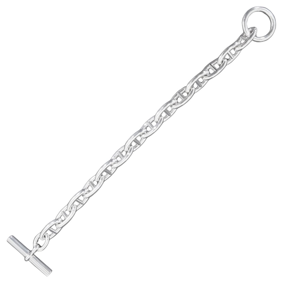 HERMES bracelet Chaine D'ancre GM 14 Links Silver Silver925 (SV925 Ag925)[EXCELLENT][Authentic]