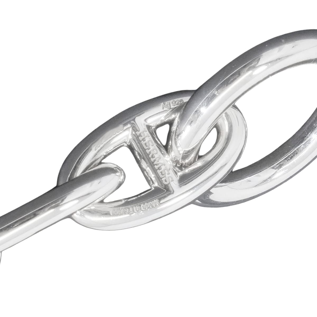 HERMES bracelet Chaine D'ancre GM 14 Links Silver Silver925 (SV925 Ag925)[EXCELLENT][Authentic]
