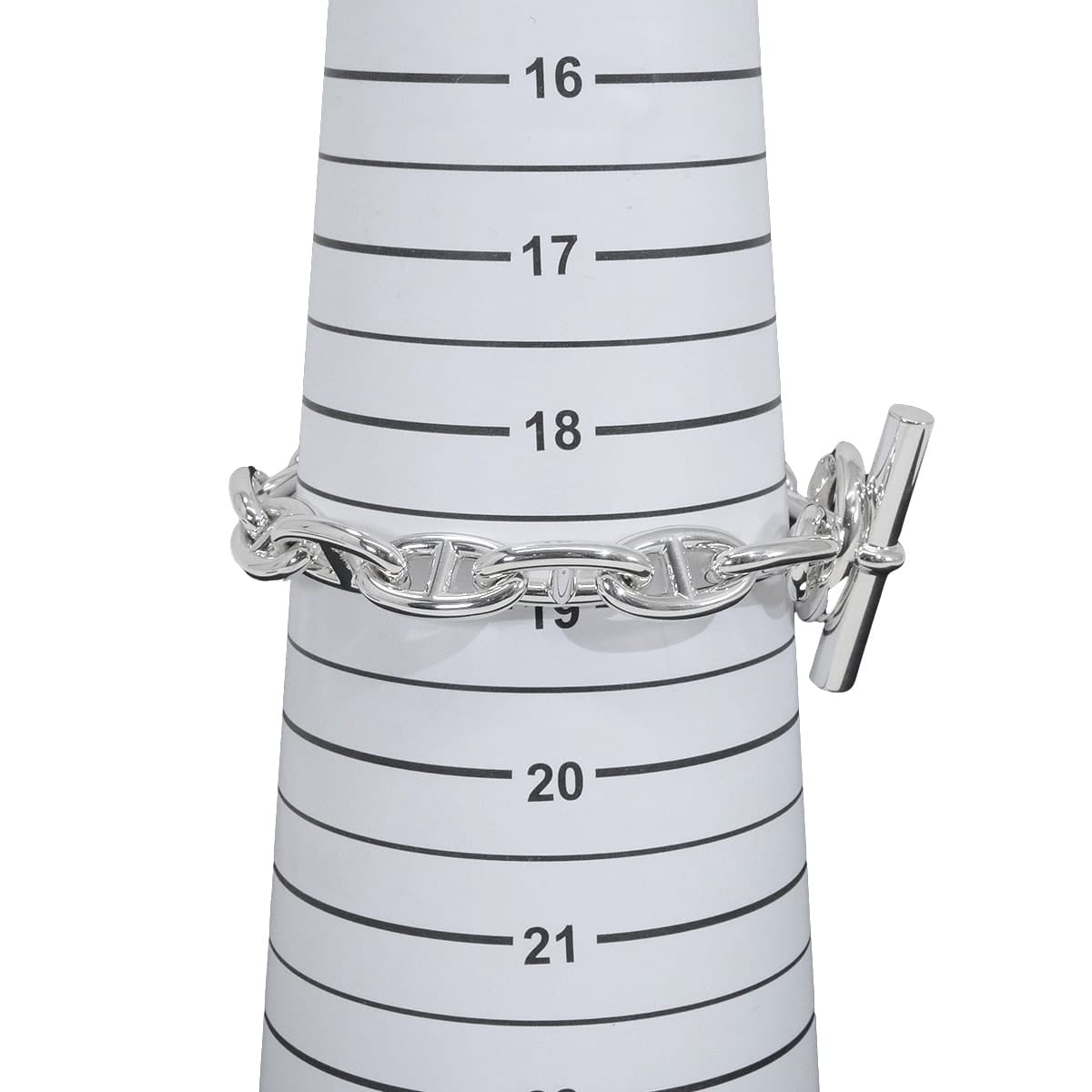 HERMES bracelet Chaine D'ancre GM 14 Links Silver Silver925 (SV925 Ag925)[EXCELLENT][Authentic]
