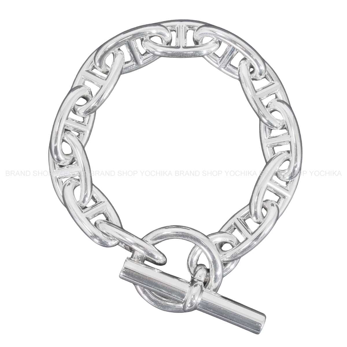 HERMES bracelet Chaine D'ancre GM 12 Links Silver Silver925 (SV925 Ag925)[EXCELLENT][Authentic]